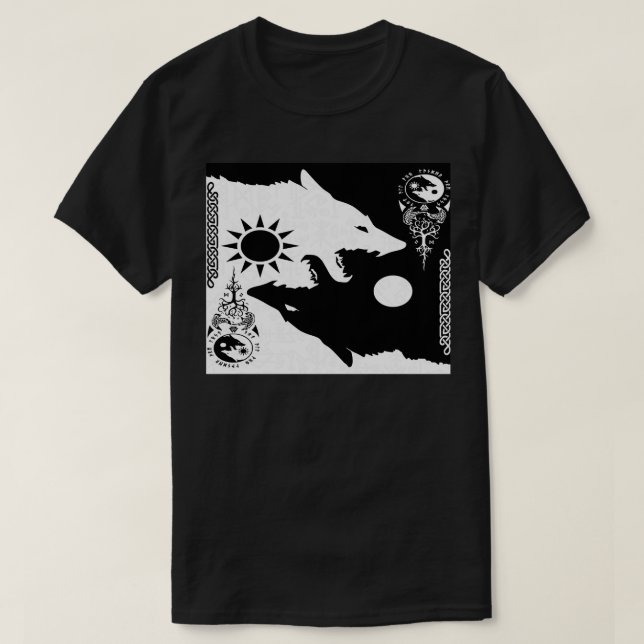 Vikings wolves T-Shirt (Design Front)