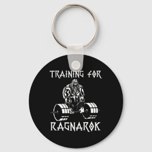 Vikings Workout Outfit Deadlift Nordic Man Gift Keychain