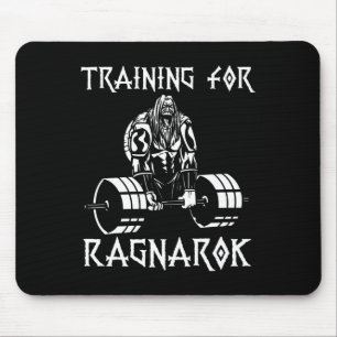 Vikings Workout Outfit Deadlift Nordic Man Gift Mouse Pad