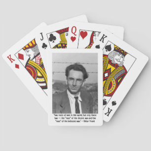 Viktor Frankl Inspired by RoseWrites  Playing Cards