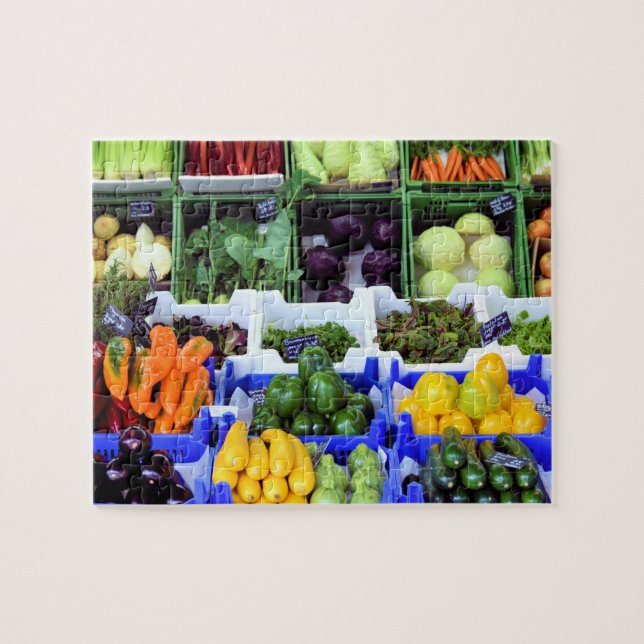 Viktualienmarkt Munchen Germany - 8x10 - 110 pcs. Jigsaw Puzzle (Horizontal)
