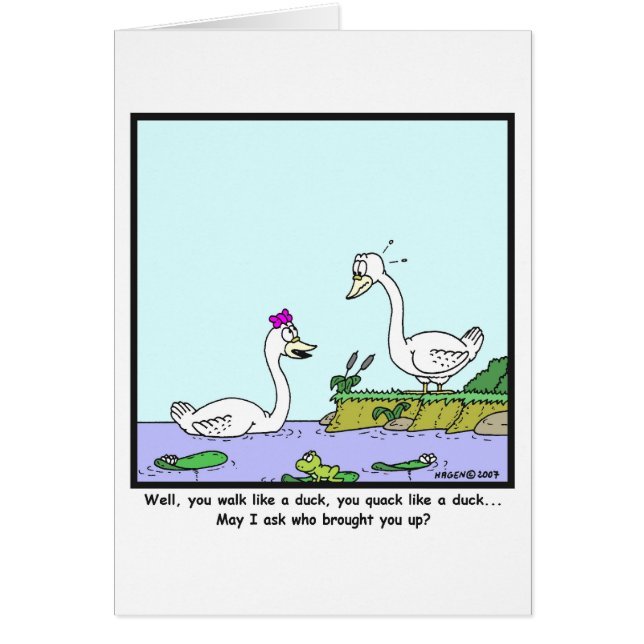 Vilain petit canard : Bande dessinée de cygne (Devant)