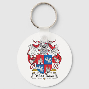 Vilas Boas Family Crest Keychain