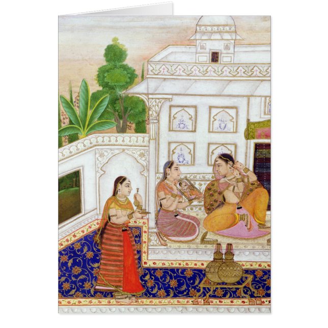 Vilaval Ragini: Woman at her Toilet (Front)