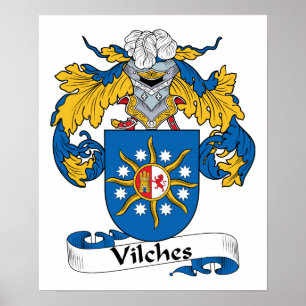 Vilches Family Crest Poster