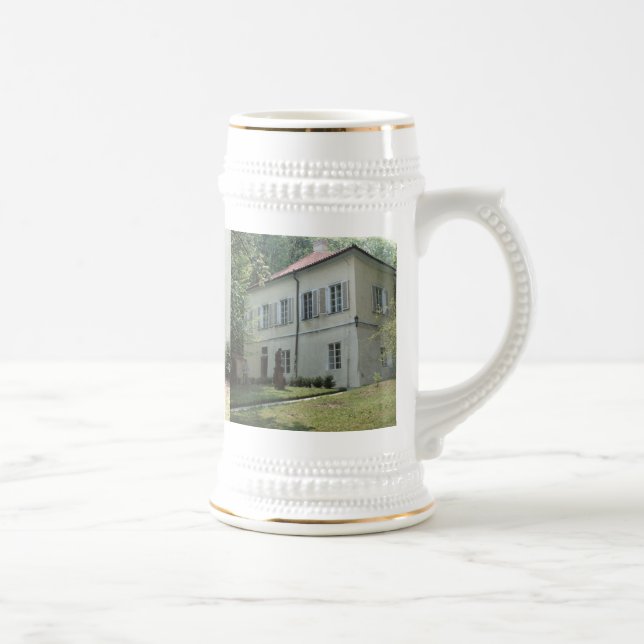 Villa Bertramka-Mozart-Prague Beer Stein (Right)