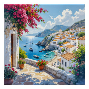 Villa By The Sea Poster