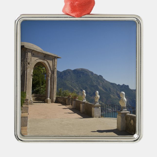 Villa Cimbrone, Ravello, Campania, Italy Metal Ornament (Front)