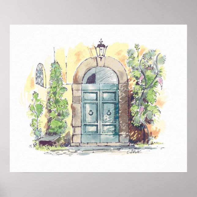 Villa Door Florence poster (Front)