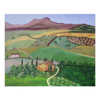 Villa in the Village Poster