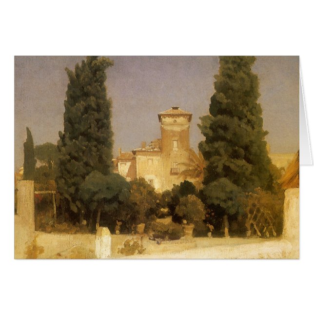 Villa Malta, Rome par Lord Frederic Leighton (Devant horizontal)