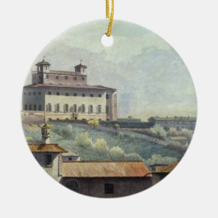 Villa Medici, Rome, c.1776 (oil on paper) Ceramic Ornament