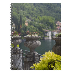 Villa Monastero, gardens and lakefront, Varenna, Notebook