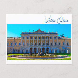 Villa Olmo Lake Como Italy Postcard