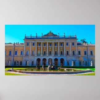 Villa Olmo Lake Como Italy Poster