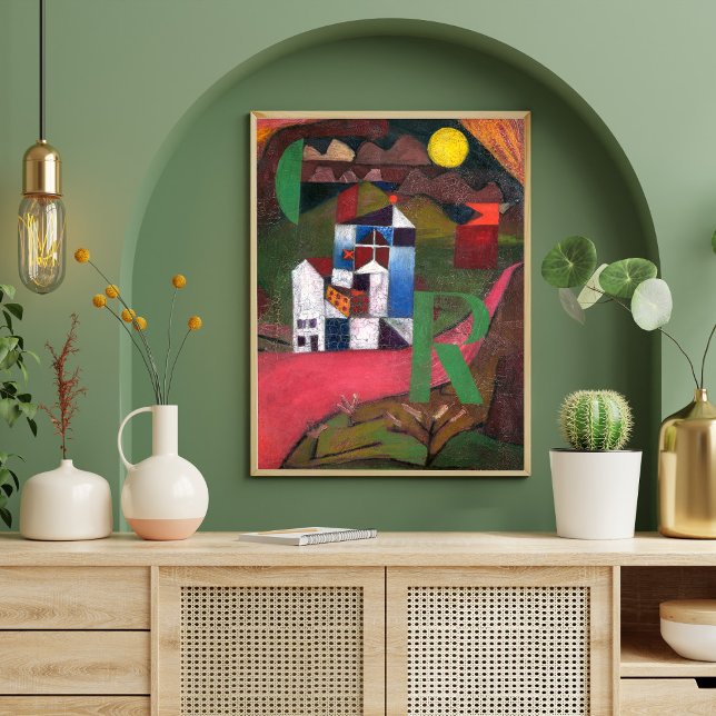 Villa R by Paul Klee, Abstract Art Poster (Creator Uploaded)