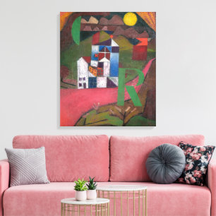 Villa R   Paul Klee   Canvas Print