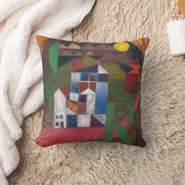 Villa R | Paul Klee | Throw Pillow (Blanket)