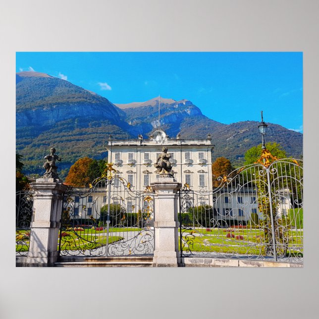 Villa Sola Cabiati Tremezzo Lake Como Italy Poster (Front)