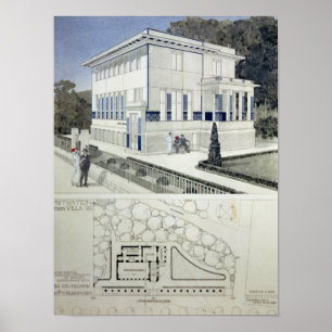 Villa Wagner, Vienna Poster