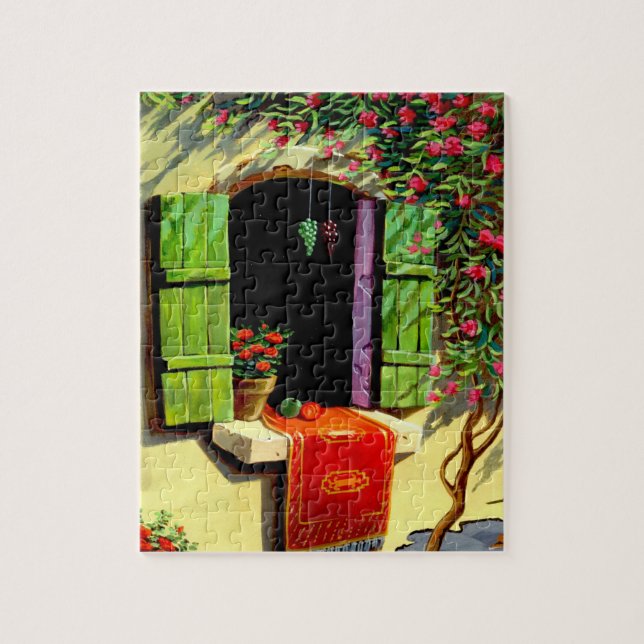 Villa Window Jigsaw Puzzle (Vertical)