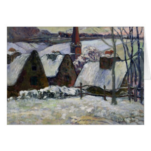Village breton sous la neige, 1894