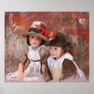Village Children (1890) by John Singer Sargent Poster