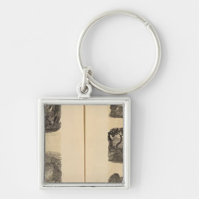 Village, cities keychain (Front)