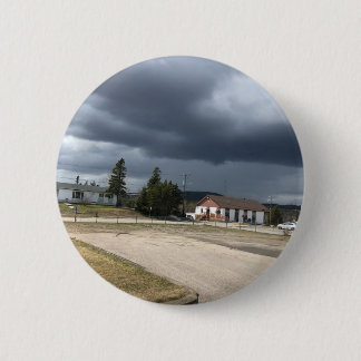 village clouds 2 inch round button