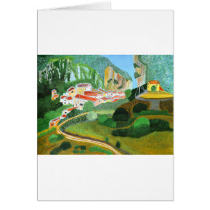 Village dans la montagne