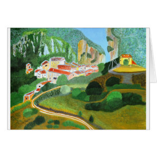 Village dans la montagne