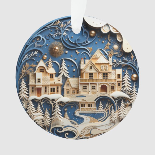 Village de Noël 3d (devant)