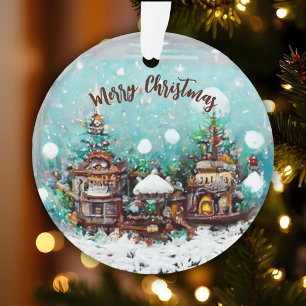 Village d'hiver Fairytale Maisons Snowflake