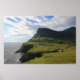 Village féroïen de Gásadalur : Affiche