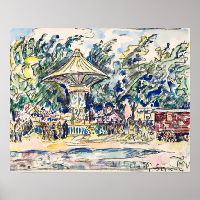 Village Festival (La Vogue) (ca.1920) Poster (Front)