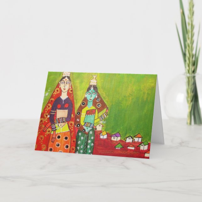 Village Girls Card (Front)