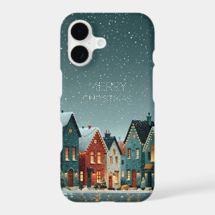 Village hivernal fantaisiste de Noël joyeux