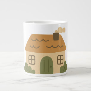 Village, Home, Rural Large Coffee Mug