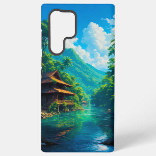 Village in Nature’s Embrace Samsung Galaxy Case