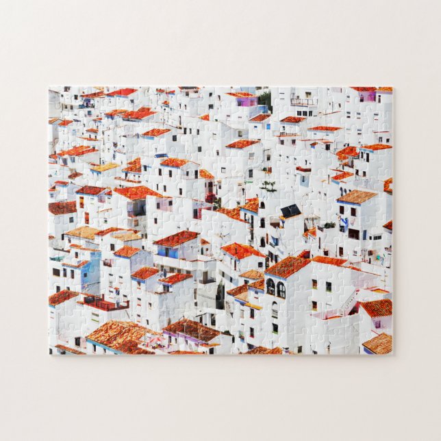 Village méditerranéen espagnol Puzzle (Horizontal)