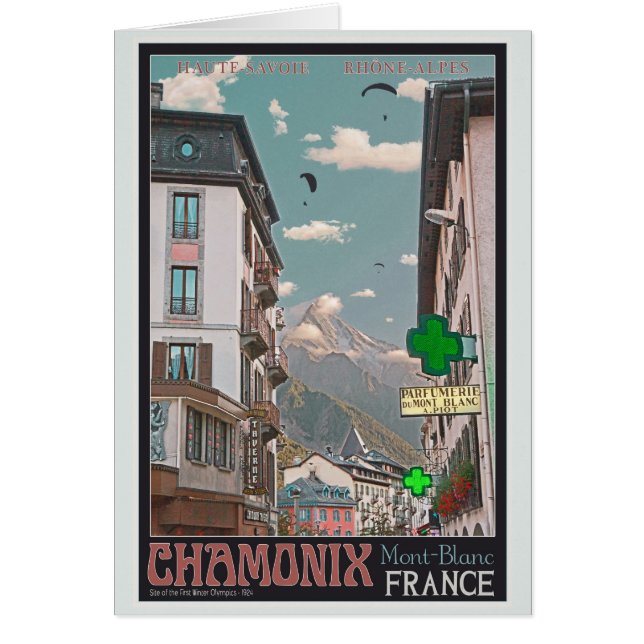 Village of Chamonix (black) (Front)