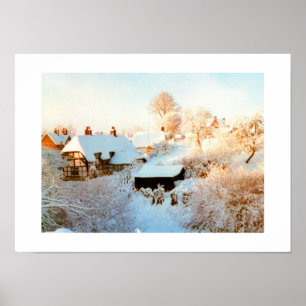 Village of Childrey, Oxfordshire Poster