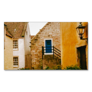 Village of Culross, Fife, Scotland Magnetic Business Card