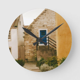 Village of Culross, Fife, Scotland  Round Clock