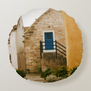 Village of Culross, Fife, Scotland  Round Pillow