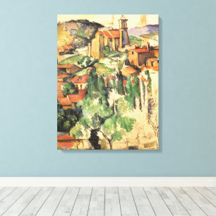 Village of Gardanne by Paul Cezanne, Vintage Art Canvas Print
