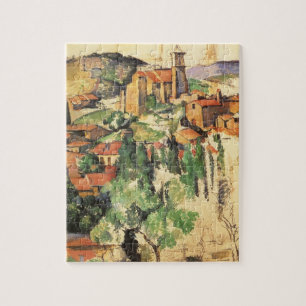 Village of Gardanne by Paul Cezanne, Vintage Art Jigsaw Puzzle