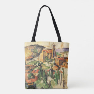 Village of Gardanne by Paul Cezanne, Vintage Art Tote Bag