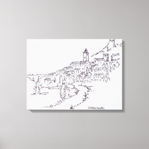 Village of Speracedes   Provence, France Canvas Print