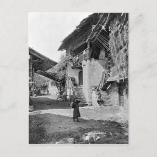 Village of Valais, early 20th century Postcard